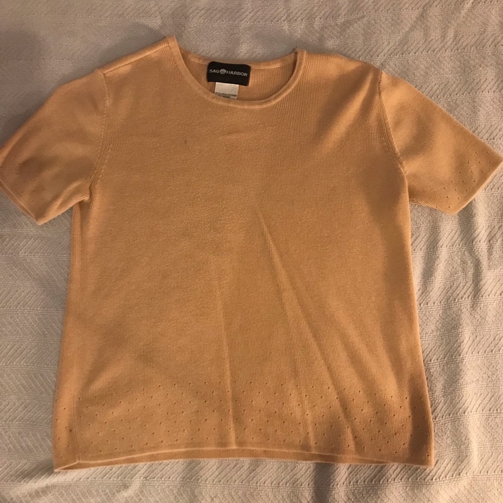 Sag Harbor warm weather T with delicate detailing